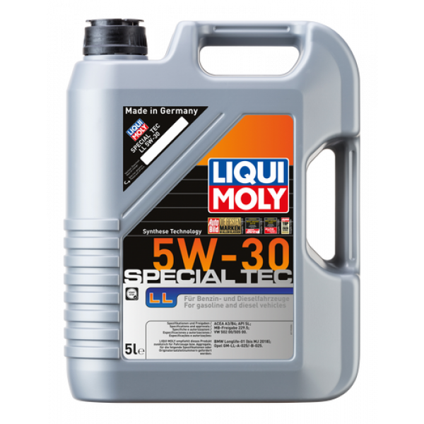 Λιπαντικό κινητήρα Liqui Moly Special Tec LL 5W30 5L 